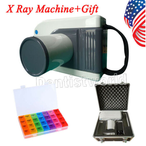 (us) Dental Portable Digital X-ray Imaging System Mobile Film Machine Green Xray